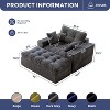 MAXYOYO Oversized Chaise Lounge Sofa with 3 Pillows, Tufted Boneless Sofa Couch for Living Room, No Assembly - 2 of 4