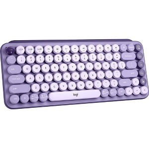 Logitech Pop Keys - Cosmos - Wireless Connectivity - Bluetooth - 32.81 ft - 5 Emoji Hot Key(s) - ChromeOS - English - Computer, Tablet, Smartphone - 1 of 4