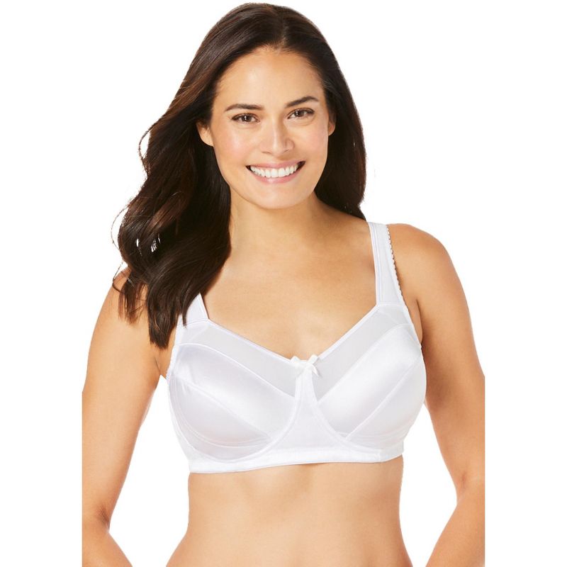 Comfort Choice Women's Plus Size Exclusive Patented Sidewire Bra, 1 of 1