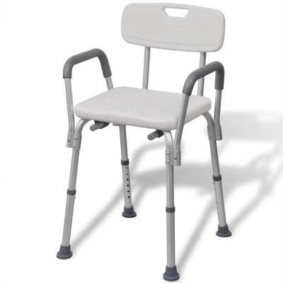 Shower Chair Aluminum White