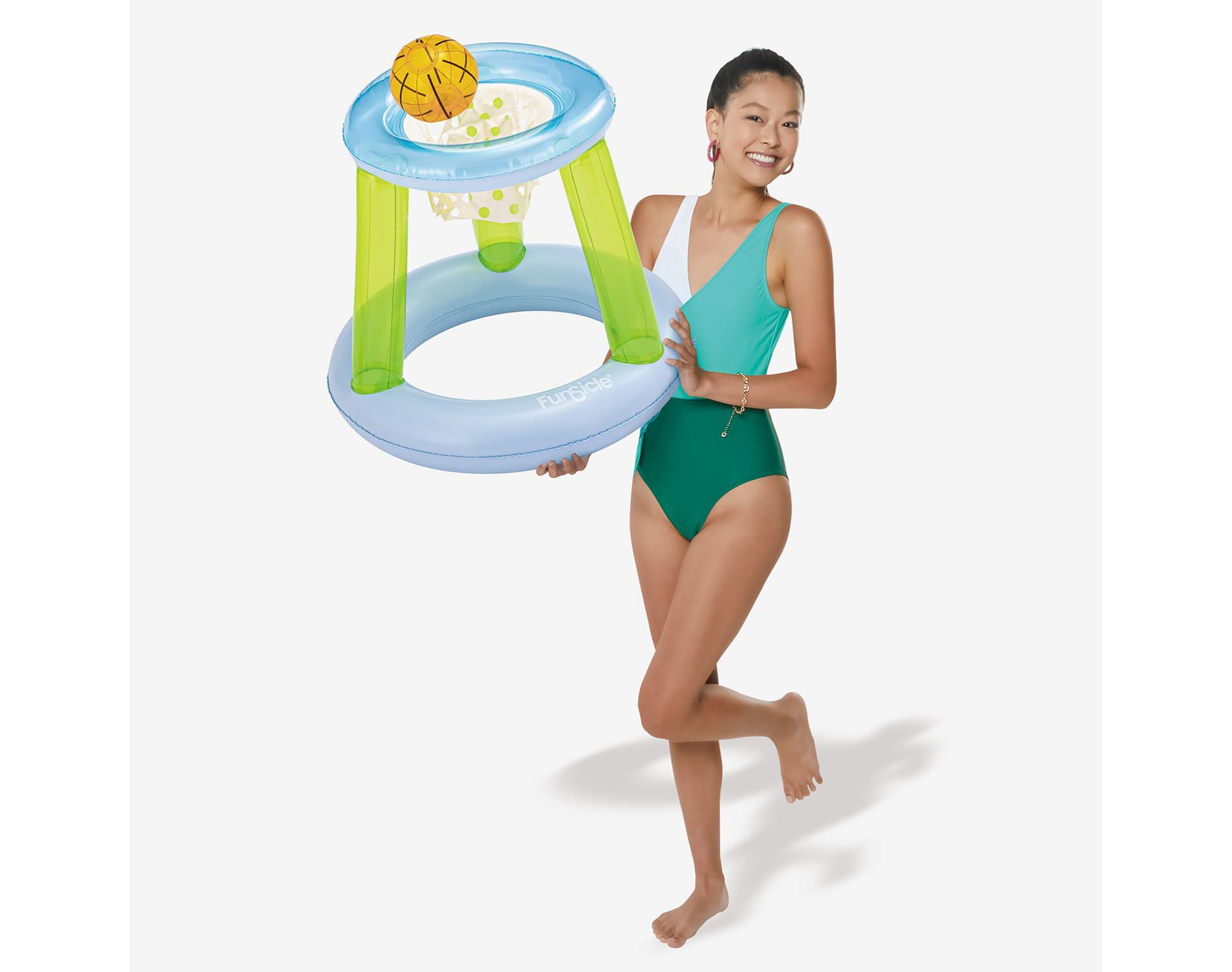 Funsicle Floating Basketball Set Multi Color
