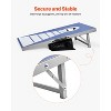 VEVOR Cornhole Set, 3x2 ft Corn Hole Game Boards, Aluminum Weatherproof Portable Toss Board, Indoor and Outdoor Foldable Cornhole Play, Blue - 4 of 4
