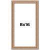 PosterPalooza | Panoramic Deco Brown Picture Frame - UV Acrylic, Foam Board Backing, Hanging Hardware - 2 of 4