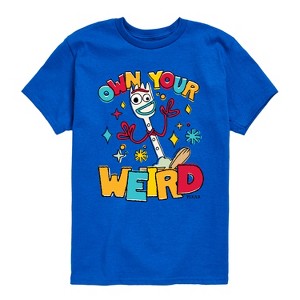 Boys' - Disney - Own Your Weird Forky Short Sleeve Graphic T-Shirt - 1 of 4