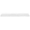 vidaXL Floating Wall Shelves 2 pcs High Gloss White 47.2Inchx9.3Inchx1.5Inch MDF - 4 of 4