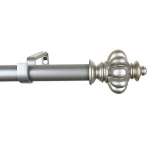 Urbanest 1-inch Regina Adjustable Single Drapery Curtain Rod - 6 Finishes - 1 of 4
