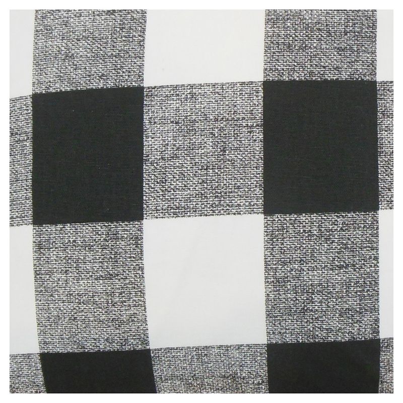 Black Buffalo Check Throw Pillow (18"x18") - The Pillow Collection, 3 of 4