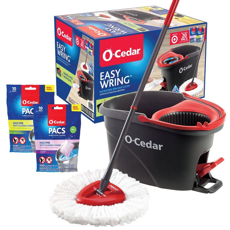 O-Cedar EasyWring Spin Mop System - Citrus/Lavender - 20ct, 1 of 21
