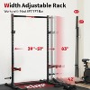 FLYBIRD Squat Rack with Pull-Up Bar, Adjustable Multi-Functional Power Rack, Inner Width Squat Rack Stand - 2 of 4