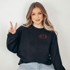 Simply Sage Market Women's Graphic Sweatshirt Friday Night Lights Football Front and Back Design - 2 of 4