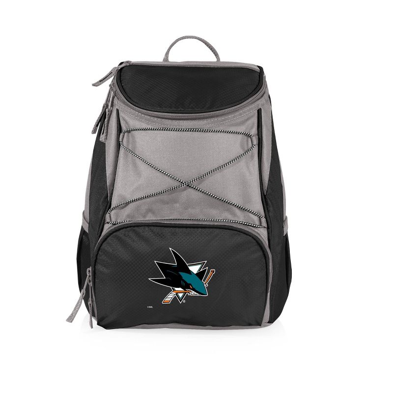 NHL San Jose Sharks PTX Backpack Cooler - Black, 1 of 8
