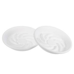 Unique Bargains Indoor Gardening Wear-resistant Plant Saucer 2 Pcs - 1 of 4