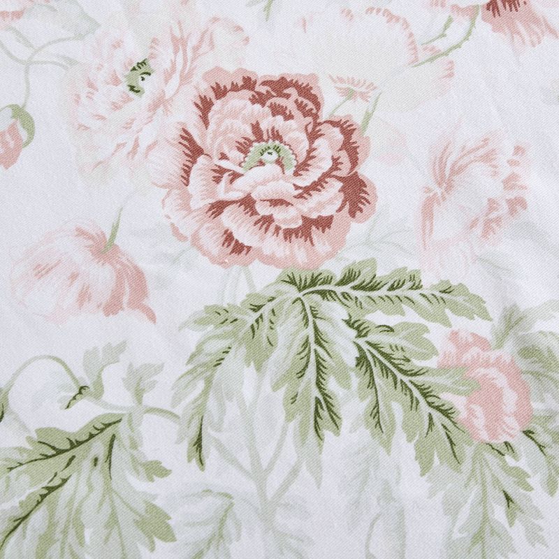 Breezy Floral Shower Curtain Bright Pink - Laura Ashley, 4 of 6