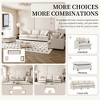 YOOCOZZ Chenille Upholstered Sectional Sofa with 3-Seat Sofa, Single Sofa and 4 Pillows - 4 of 4