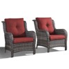 Gymojoy Outdoor Patio Chair with Table High Back Club Chair - 3 of 4
