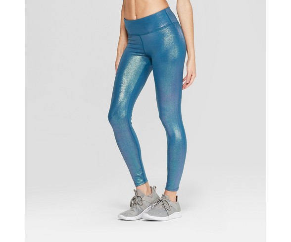 Womens Performance Sequin Mid Rise Leggings Joylab 153