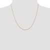 Black Bow Jewelry 1mm, 14k Yellow Gold, Singapore Chain Necklace - 2 of 4