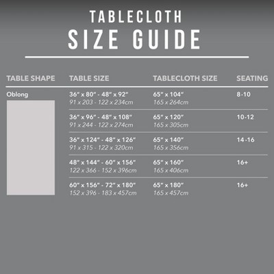Santa Monica Floral Print Fabric Tablecloth