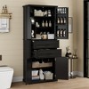 XINGHANZHENXUAN Versatile Storage Cabinet with 2 Drawers, Adjustable Shelf, Multi-Functional Organizer for Kitchen, Bathroom, Living Room - 4 of 4