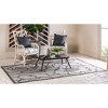 Unique Loom    Outdoor Botanical Rose Area Rug - 3 of 4