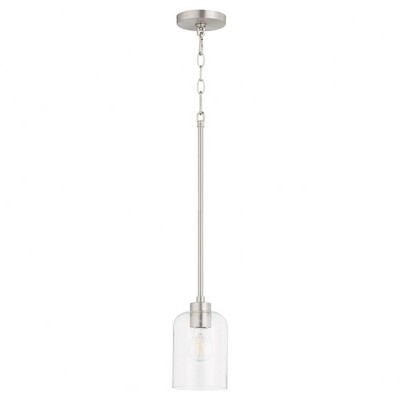 Quorum Lighting Tribute 1 - Light Pendant in  Satin Nickel