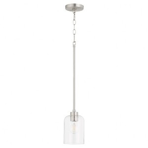 Quorum Lighting Tribute 1 - Light Pendant in  Satin Nickel - 1 of 1