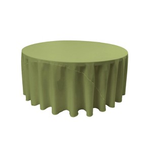 Slickblue Polyester Poplin Round Tablecloth 41 Different Colors 7 Sizes - 1 of 1