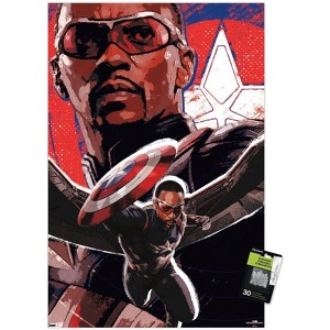 Trends International Marvel Captain America: Brave New World - Sam Unframed Wall Poster Prints - 1 of 4