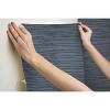 Nikki Chu Burundi Thatch Peel and Stick Wallpaper Blue/Navy: Self-Adhesive Vinyl, Abstract Pattern, 30.8 Sq Ft Coverage - 3 of 4