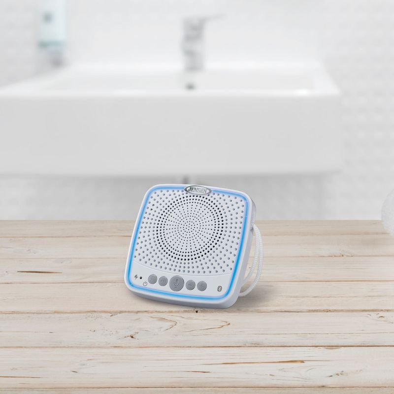 JENSEN SMPS-626 Waterproof Bluetooth Shower Speaker, 6 of 7
