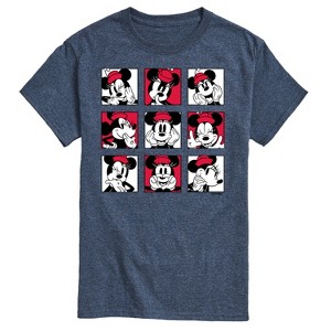 Men's - Disney - Minnie Grid Short Sleeve Graphic T-Shirt - 1 of 4