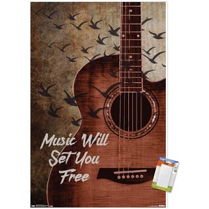 Trends International Music Will Set You Free Unframed Wall Poster Prints - 1 of 4