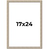 PosterPalooza | 17x24 Thin Barnwood Picture Frame, UV Acrylic, 2 Finishes - Grey and Black - 2 of 4