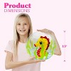 4E's Novelty 3D Beach Balls, Summer Toys for Kids - 4 pcs Mini Beach Balls for Toddlers 1-3 - 2 of 4