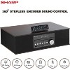 Sharp CD-BH10 Retro Bluetooth CD Player & Wood Speaker System with USB FM Tuner AUX - 4 of 4