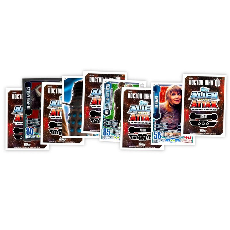 Seven20 Doctor Who Alien Attax 50th Anniversary Edition Topps Booster Pack Trading Cards, 2 of 7