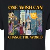 Women's - Disney - One Wish Can Change The World Cropped Graphic T-Shirt - 2 of 4