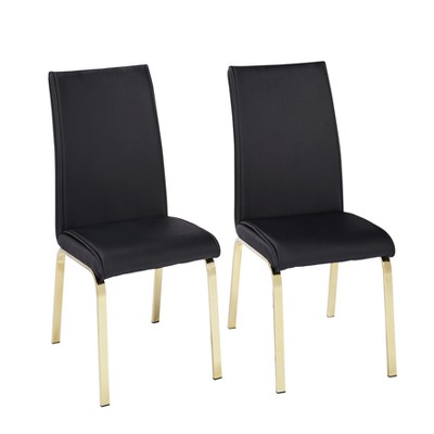 Uptown Dining Chair (Set Of 2) Black - Buylateral : Target