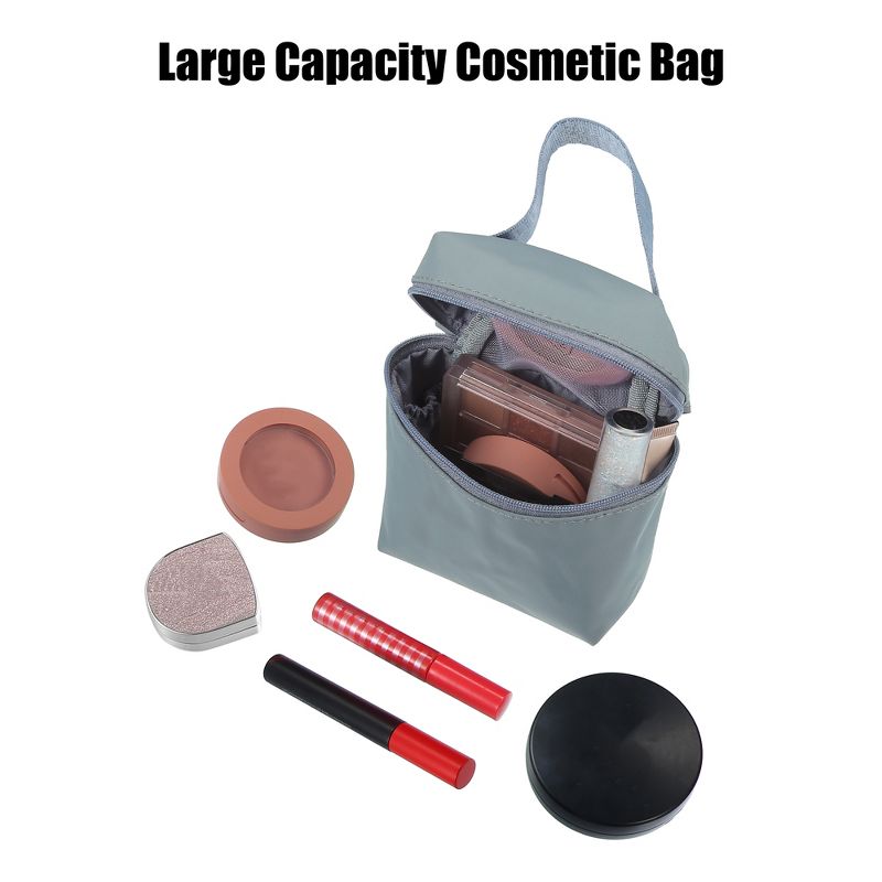 Unique Bargains Women's Travel Cosmetic Makeup Brush Organizer Storage Bag 4.72"x2.36"x4.33" 1 Pc, 5 of 7