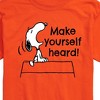 Men's - Peanuts - Make Yourself Heard Short Sleeve Graphic T-Shirt - 2 of 4