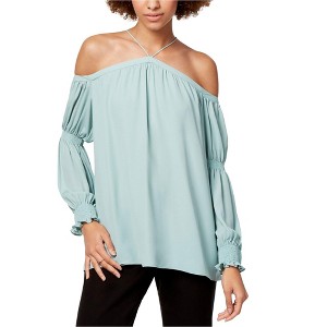 1.STATE Womens Smocked Sleeve Knit Blouse - 1 of 1