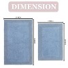 Home Weavers Luxury Collection 100% Cotton Tufted Bathroom Rug Set, Non-Slip Latex Bath Rug Set - 3 of 4