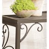 Plow & Hearth Set of 3 Nesting Metal Plant Stands with Scrollwork Design - 4 of 4