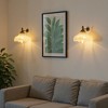 DORESshop Milk White Glass Flower Lampshade Replacement 1.7 Fitter Width for Traditional Lighting Fixtures, 8.5 in. - 4 of 4