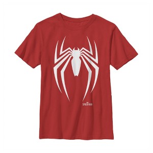 Boy's Marvel Gamerverse Spider-Man Logo T-Shirt - 1 of 3