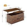 WOWLIVE Lift Top Coffee Table with Storage for Living Room, Hidden Compartment, CT018 - 3 of 4