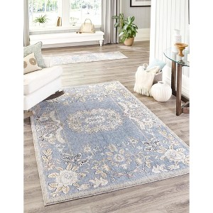 Unique Loom    Eco Traditional Salvage Area Rug - 1 of 4