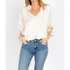 Women's Luisa Italian Satin Blouse - Sofia Collections - image 2 of 3