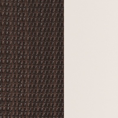 Brown and Beige 4-Piece Rattan Patio Set with Cushions