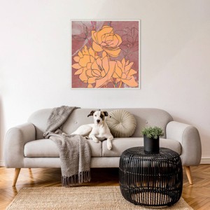 Amanti Art Abstract Pale Roses by Elena Ray Framed Wall Art Print - 1 of 4